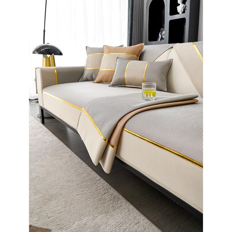 

Cool Sofa Cushion Summer Sofa Cushion Dustproof and Breathable Sofa Cover All-Inclusive Non-Slip Sofa Cushion 70*70cm