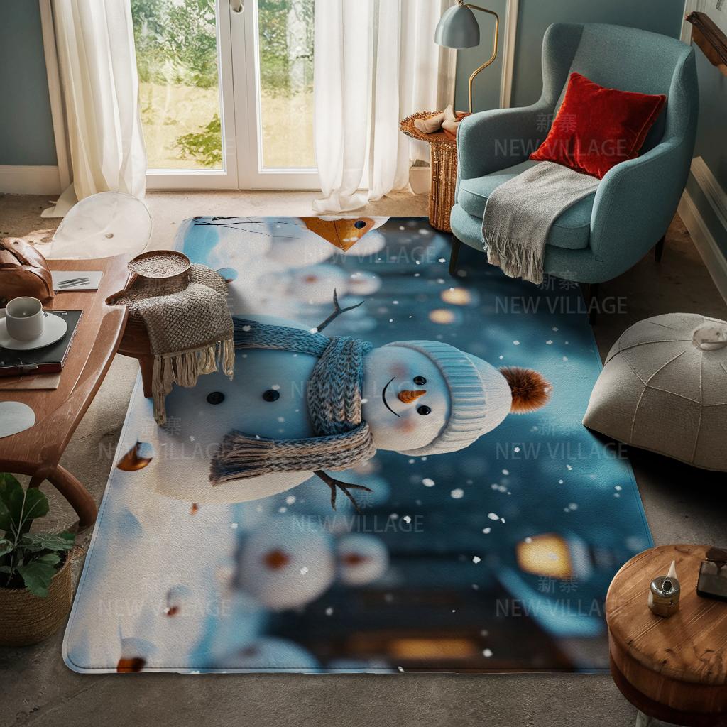 Koberec ke vchodu do domu Rohožka ke dveřím do domu Obývací pokoj Vana Koupelna Protiskluzové koberce s absorpcí vody vana Veselé Vánoce zima