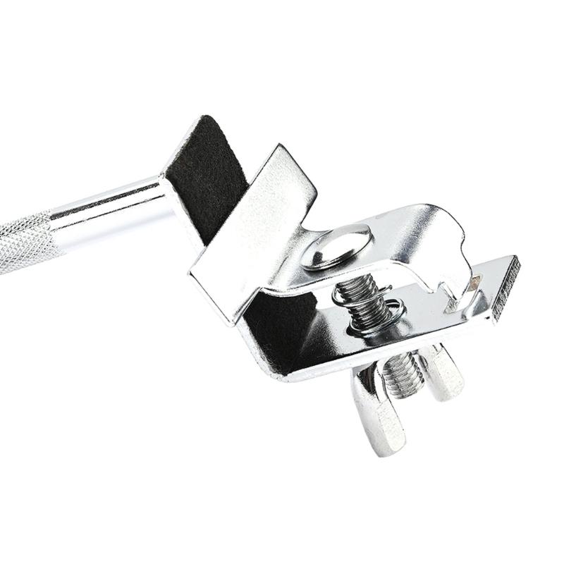 Drum Hoop Mounted Cowbell Holder Clip Metal Cowbell Clamp Percussion Drum Accessory Adjust a Cowbell Up or Down
