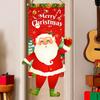 2025 Christmas Hanging Flag Banner Christmas Decorations For Home ,Christmas Door Ornaments Santa Claus Snowman Gifts