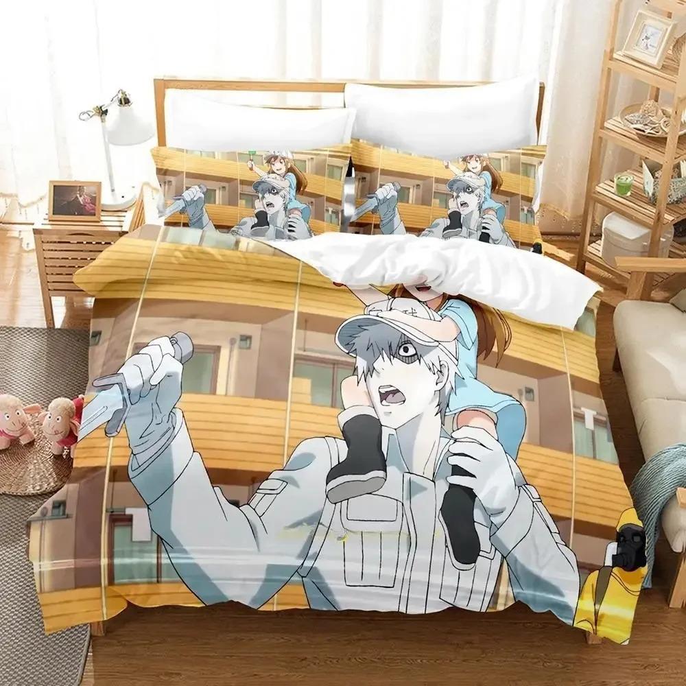 3D Print Cells At Work Bedding CollectionDuvet Cover Comforter Bed Collection Quilt Cover PillowcaseKing Queen Twin Size Boys Girls Adultse