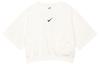 Nike Crop Tops Women's White Crew Neck Moderate DV8039-133