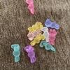 30pcs Frosted Bunny Beads Set, Assorted Colors Straight Hole Rabbit Beads For DIY Jewelry Making Bracelet, Necklace, Keychain, Bag Charm Accessories