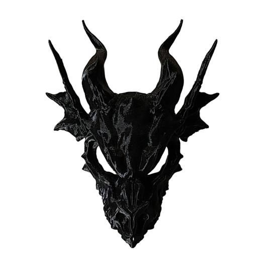 Ručně vyráběná sponka do vlasů s lebkou draka, plastová s hladkým povrchem, retro vlasový doplněk na svatby, narozeniny, večírky, Halloween