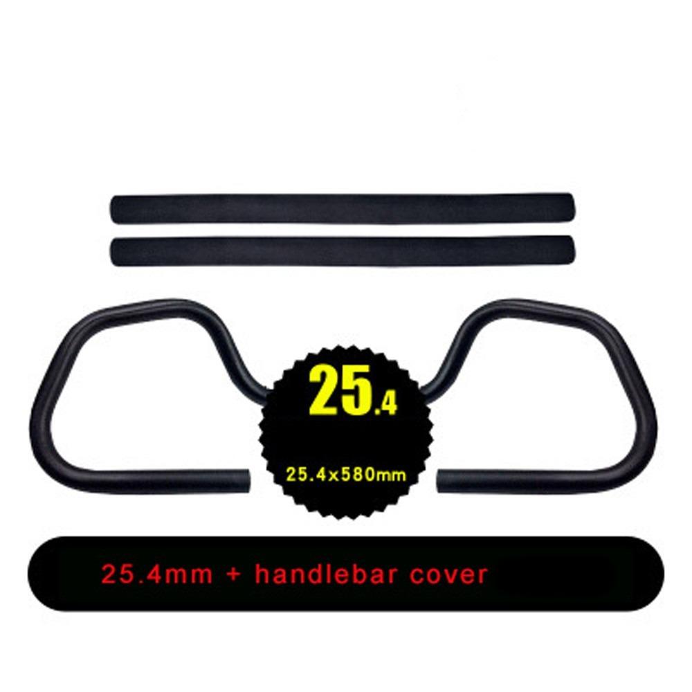 

Aluminum Zinc Zinc Alloy with Cover 25.4mm Rest Handlebar Bike Handlebar Butterfly Handlebar with Sponge 25.4 a set