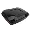 Harley Cruiser Motorcycle Rear and Side Storage Boxes - Black