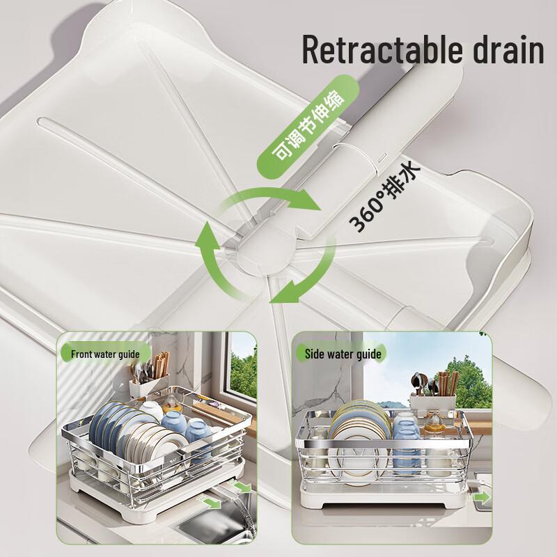 Premium 304 Stainless Steel Dish Drying Rack