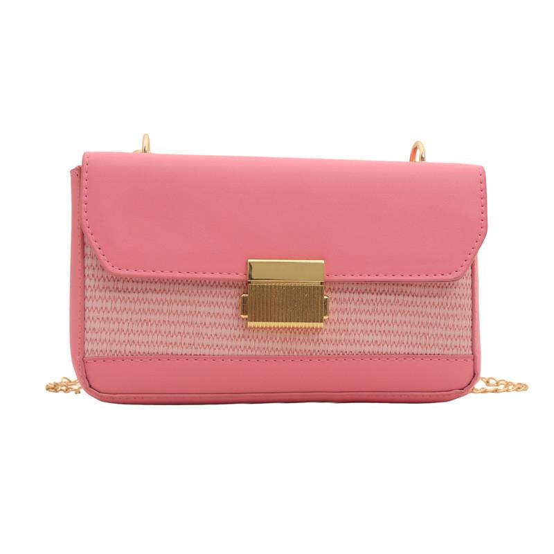 Stylish Urban Chic Small Crossbody Bag Retro Fashion Pu Leather With Lock Closure