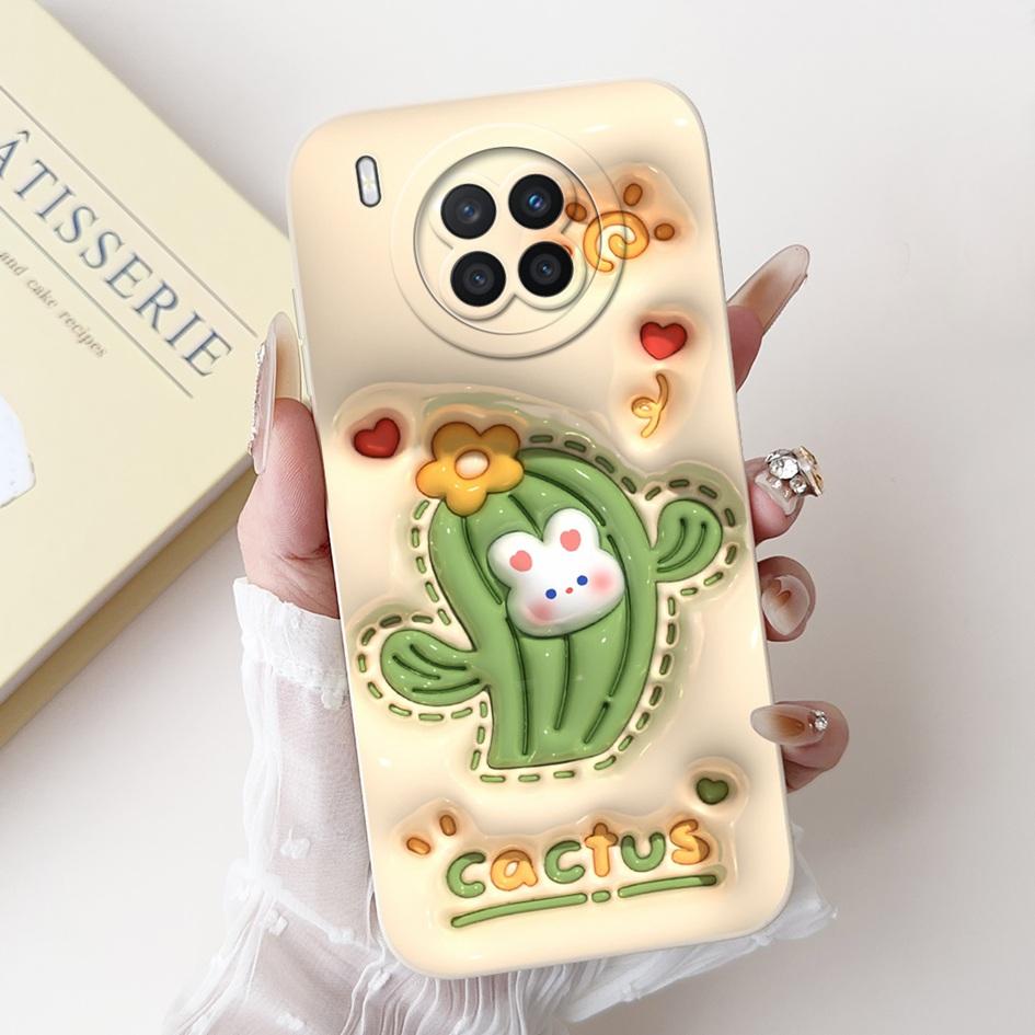 Cartoon Case For Honor 50 Lite Cover Huawei Nova 8i Phone Case Cute Daisy Panda Soft TPU Back Cover For Honor50 Lite Nova8i Capa