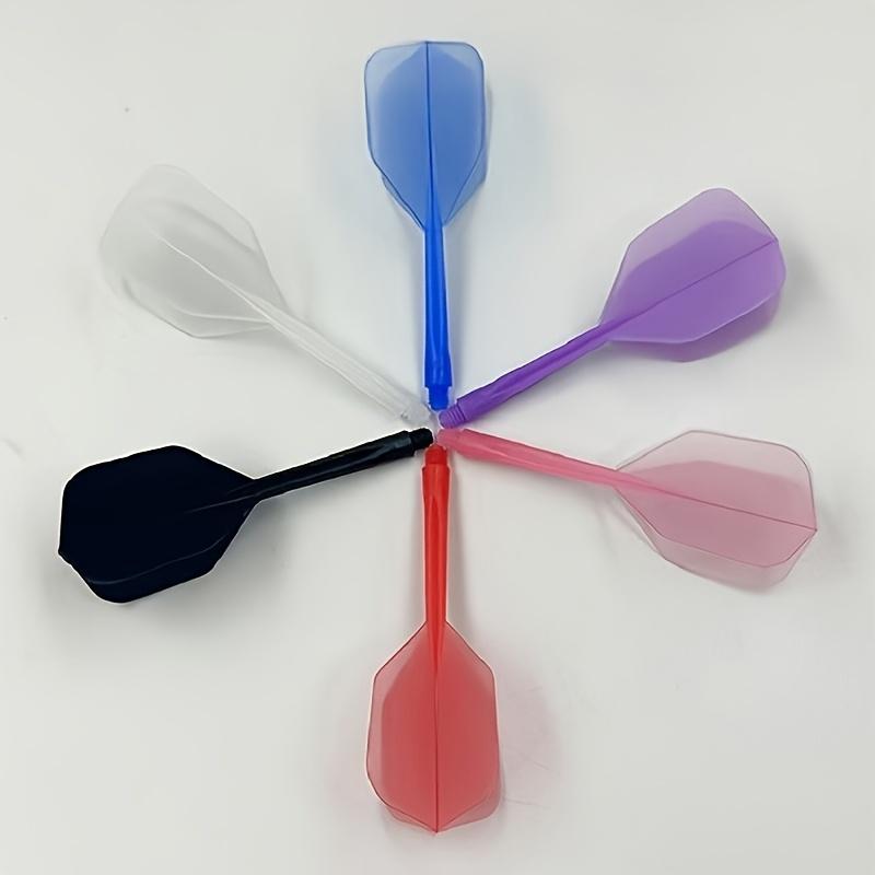 New Product, 70% Clear-Fits 2BA Thread Diameter One-Piece Soft Dart Tail, Soft Dart Leaf, Four-Feather Conjoined Tail Leaf