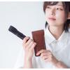 Dom Teporna Genuine Leather Pen Case for 1 Fountain Pen, Simple and Stylish, Italian Leather Compact Pencil Case/Pen Holder, Stationery, Dark Brown