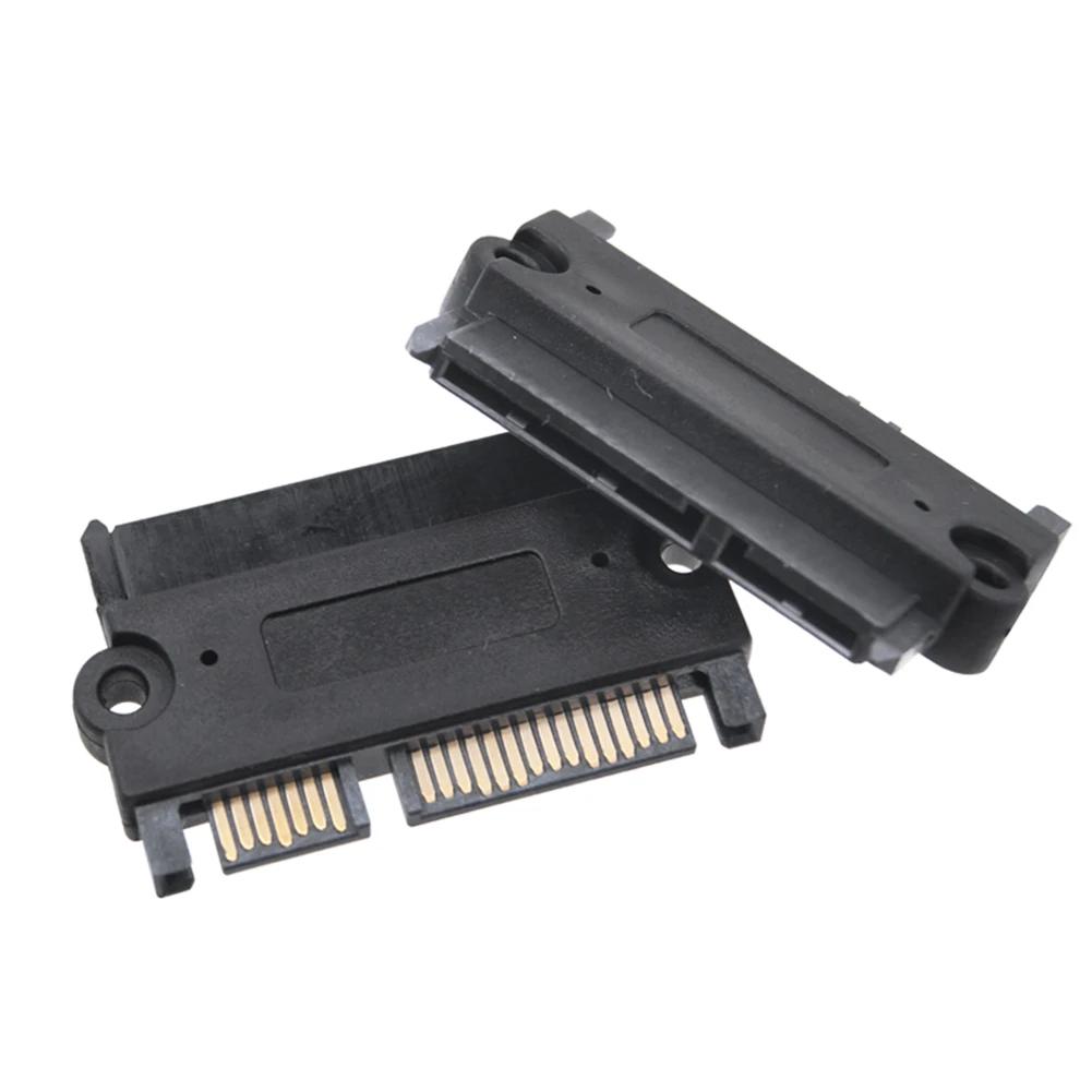 1-30pcs SATA Male To Female Power Data Converter 22Pin 7+15 Male To Female SATA To SATA Converter SATA To SATA Adapter