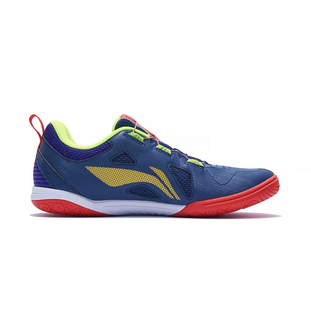 Li Ning Mage Ess Soft Comfortable Shock Absorbing Durable Low Top Training Shoes Unisex Sneakers Purple Yellow APTT001-5