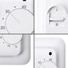 86x86 Mm Mechanical Temperature Controller Thermostat Floor Sensor 16A Electric UnderFloor Floor Sensor Heating