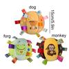 Soft Plush Handle Dog Toys With Bells Dog Chew Sounding Plush Ball  Cleaning Teeth