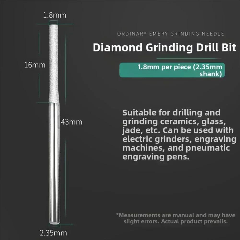 Jewelry Drill Bits Diamond Drill Bits Diamond-coated Tips Efficient Grinding And Drilling Precision Engraving deburring