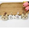 2pcs Little Cat Fish Couple Keychain Cartoon Phone Chain Plush Doll Toy Jewelry