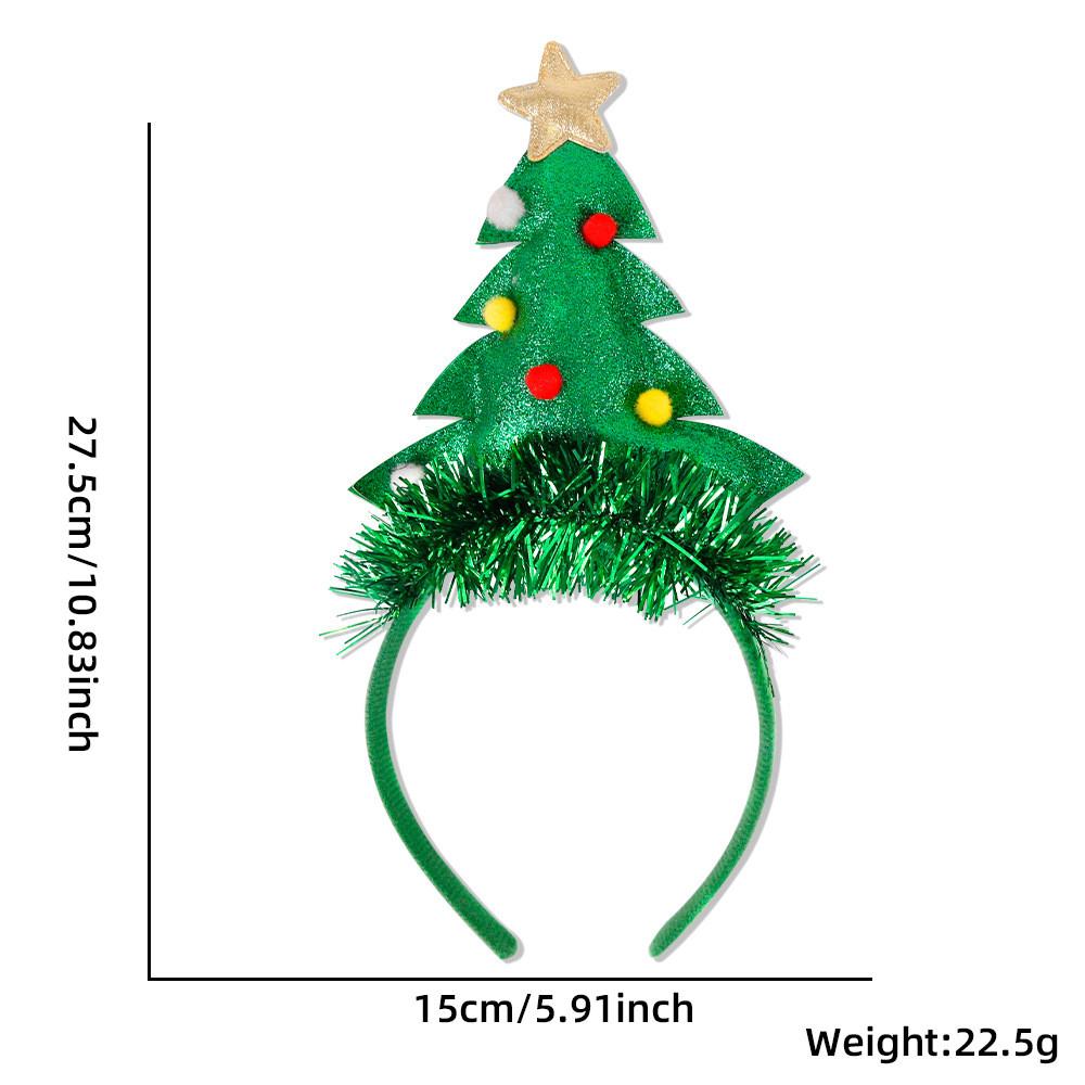 Colorful Christmas Plastic Headbands For Festive Celebrations And Holiday Parties