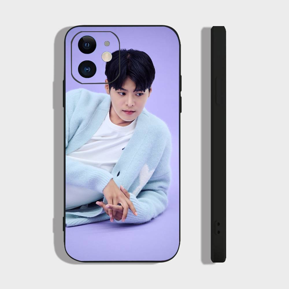 Koreanischer Promi R-Ryeo Un Handyhülle Für IPhone 17 Air 16 15 14 13 Pro Max 11 12 Schwarze Silikonhülle
