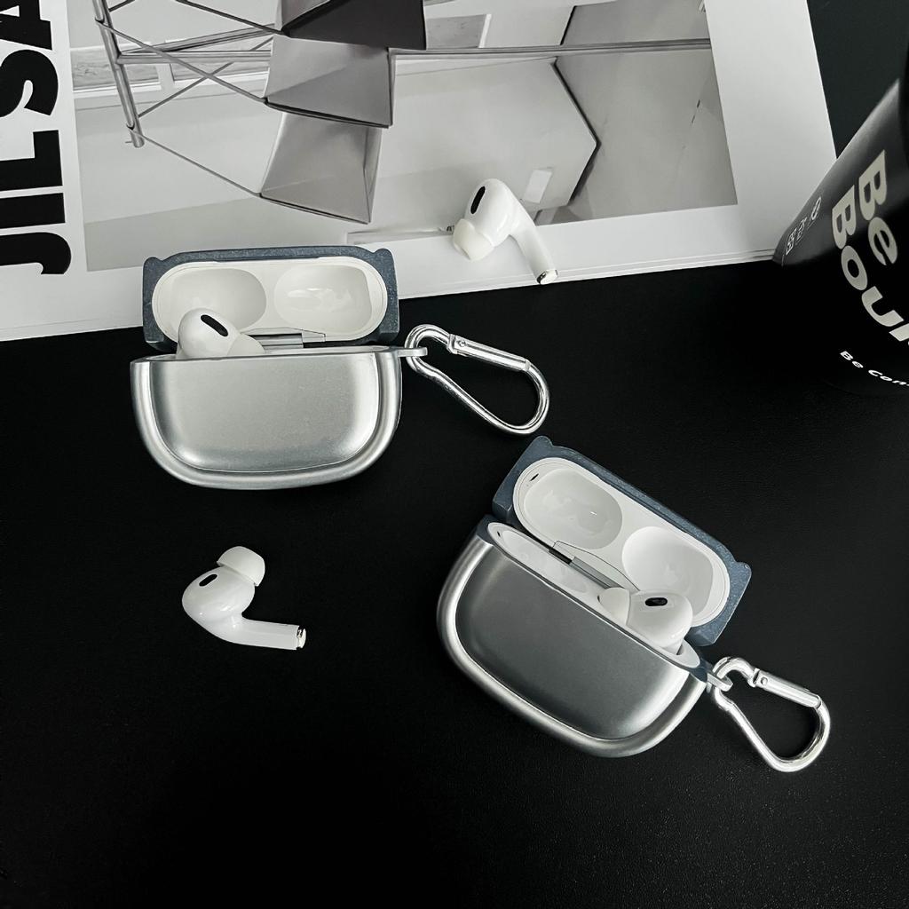 INS electroplated silver is suitable for Apple AirPods 1/1 Gen Pro 1/1 earphone protective case TPU Bluetooth earphone case batch