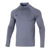 1/4 Lynlås Pullover Langærmet T-shirt Unisex Titaniumgrå 24600603-024