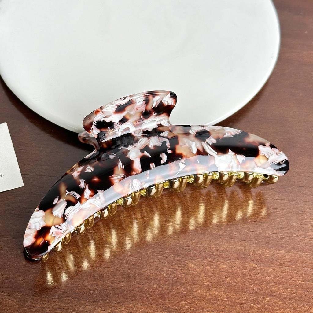 Large Unique Moon Hair Claw Clips With Highend Acetate Material For Women