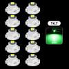 10Pcs Car Interior Indicator Lights Wedge Dashboard Warming Instrument Light T3 LED T4.2 T4.7 Led Bulb Canbus 3030SMD 12V Auto Lamp