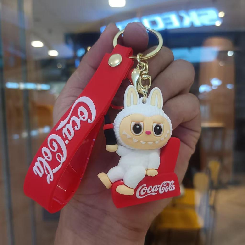 Buck Tooth Sheep Keychain Cute Cartoon Doll Schoolbag Pendant Car Key Chain Gift