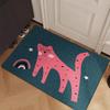 Sleeping Tiger Door Mat Animal Print Welcome Rug For Entryway Front Door Porch Indoor Outdoor Kids Room Pet Lover Decor