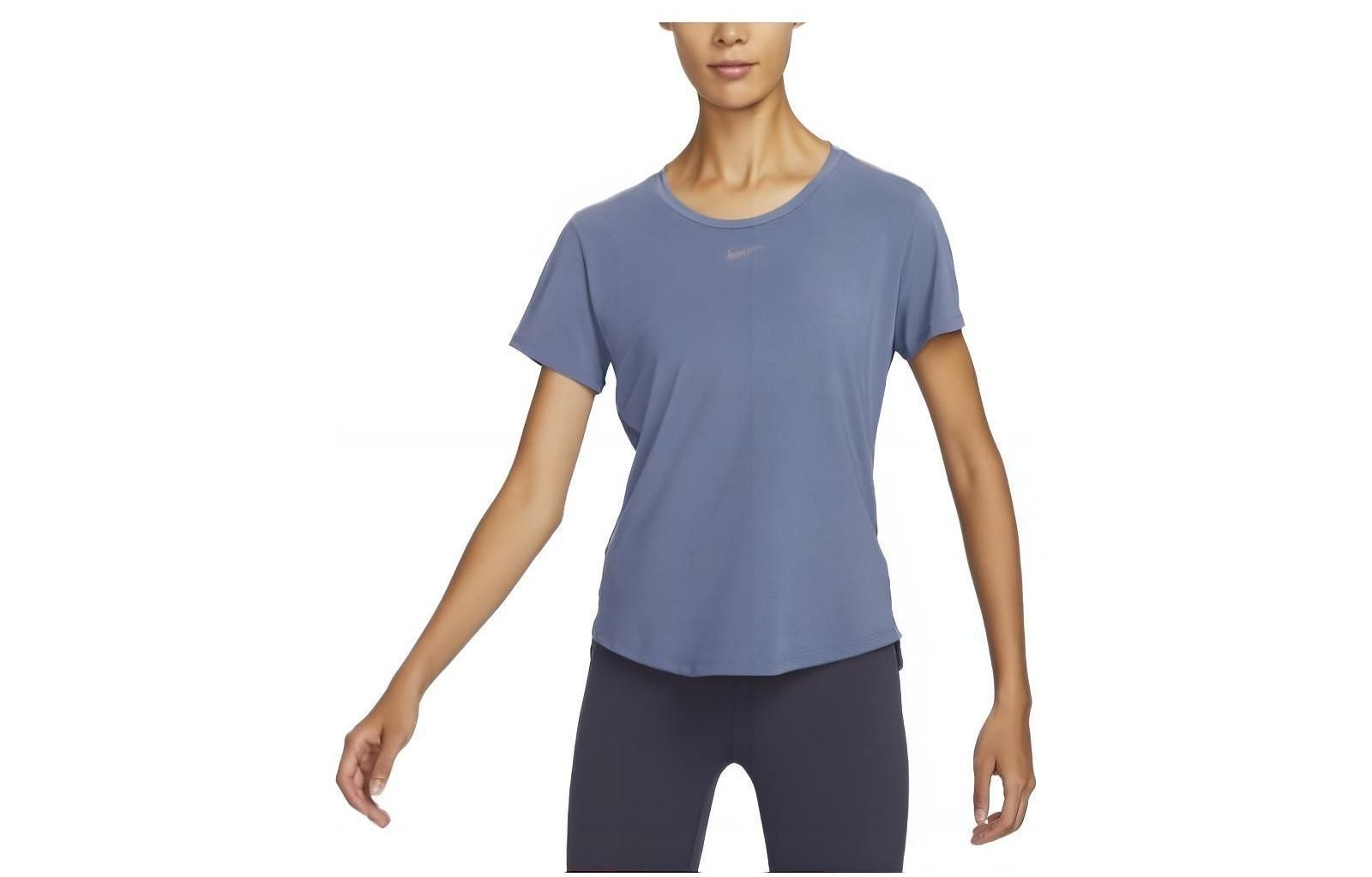 

Nike Dri Fit Regular T Shirt Women s Blended Blue DD0619-491 M