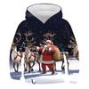 Kawaii Hoodies Christmas 3D Print Santa Snowmen Sweatshirts Boys Girls Hooded Pullovers Kids Fashion Oversized Hoodie Tracksuits