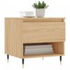 Coffee Tables (2 Pcs) Sonoma Oak 50x46x50 Cm Engineered Wood