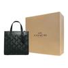 New COACH Field Cow Leather Tote Bag Shopping Bag Handbag Shoulder Bag Crossbody Bag Medium Size Women's Green CD750-V5RFT