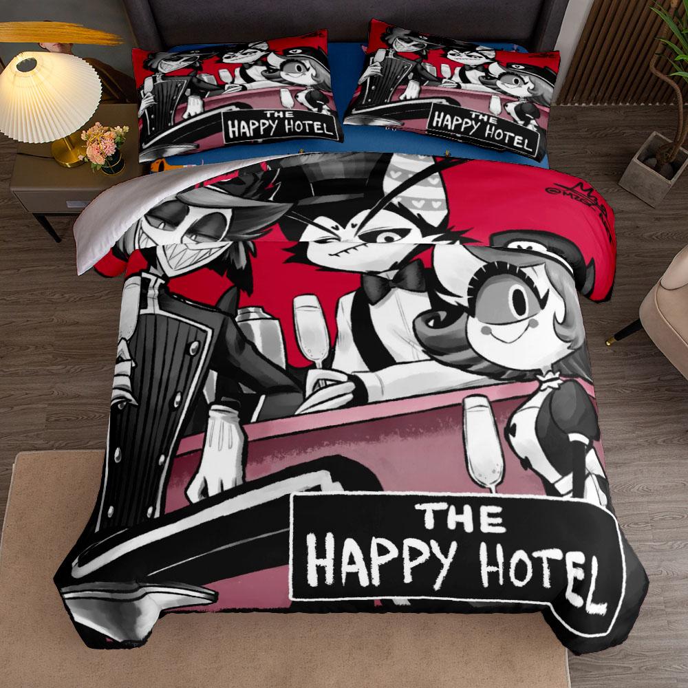 Red Alastor Children Tv Duvet Cover Set King Queen Double Full Twin Single Size Bed Linen Set