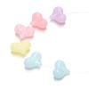 10pcs/lot Acrylic Jelly Colored Heart Shape Beads Bracelet Loose Beads For DIY Jewelry Making Necklace Craft Accessories