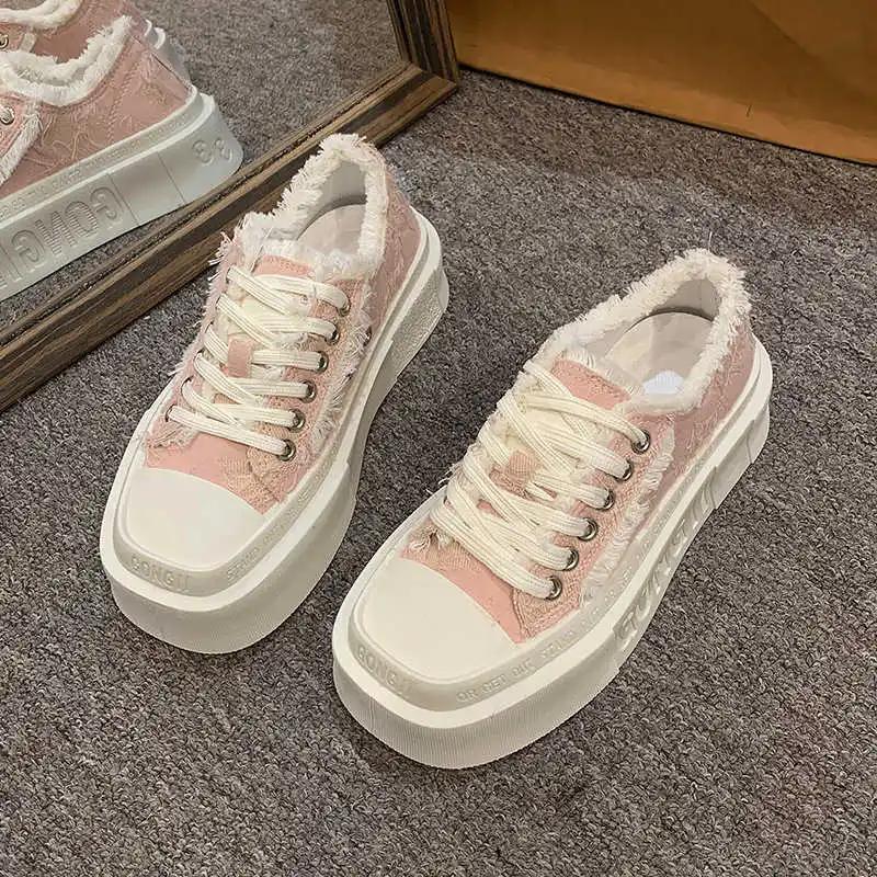 Fashion Ecoleather Round Toe Womens New Universal Loafers Youth Sports Shoes Sneakers Colors Daily Runings Shoses Krasofka Overseas