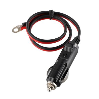 Cavo di alimentazione per adattatore accendisigari 12V 15A per impieghi gravosi con spina maschio 50cm/19 pollici US
