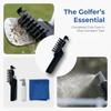 ABS Handle Golf Club Brush Detachable Bottle Cleaning Brush Golf Groove Cleaner  Practice Bag