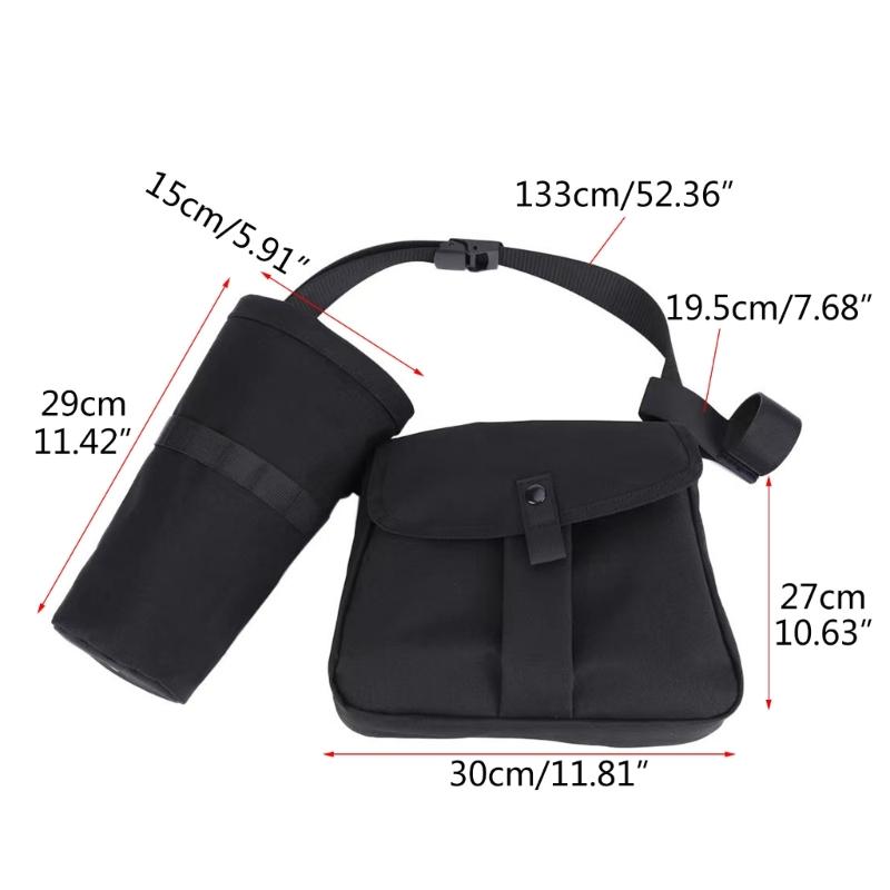 Outdoor Multifunctional Storage Bag Fishing Tackle Bag Hammer Holder Tent Stakes Pegs Pouches Waterproof Fanny Pack