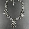 New Customized Fashion Design Jewelry Punk Rivet High Quality Waterproof Hip Hop Trendy Body Chain Necklace