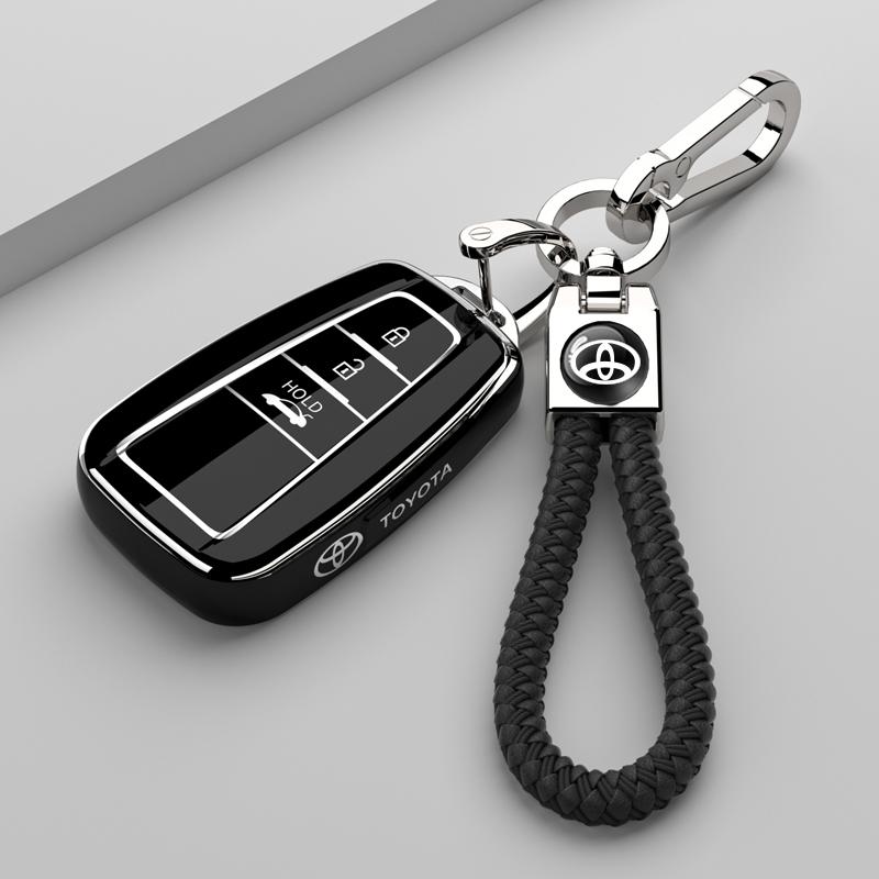 Fashion TPU Car Remote Key Case Cover Shell Fob For Toyota Corolla Prius VCBFDH5 Camry CHR C-HR RAV4 Altis Land Cruiser Prado Keyless