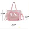 Borsa a Tracolla Trasparente Stile Balletto Pois Anime Y2k Lolita Borsa a Tracolla da Donna