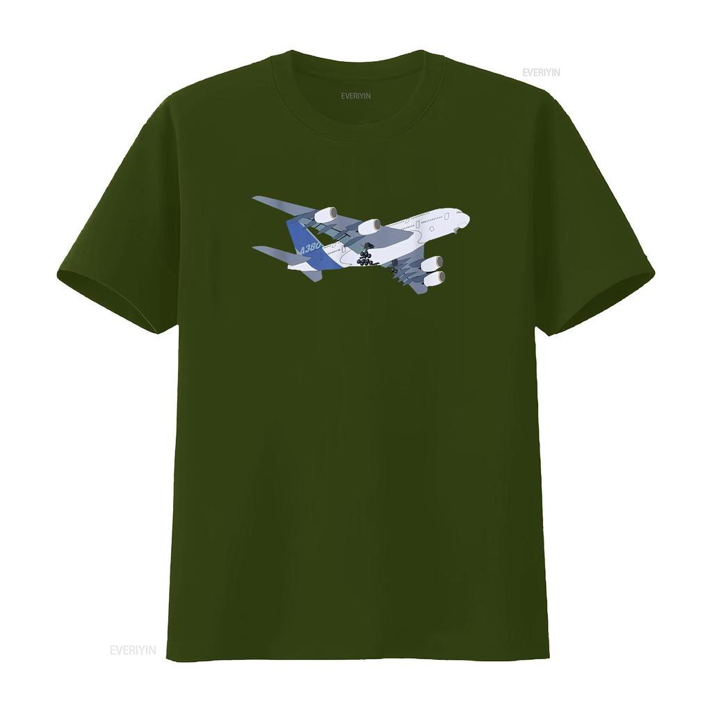A380 SUPER JUMBO FLUGZEUG ERWACHSENE KINDER FLUGZEUG T-SHIRT vintage Gewaschen Bequem Weich Mann Streetwear Designer Kleidung Dehnbar