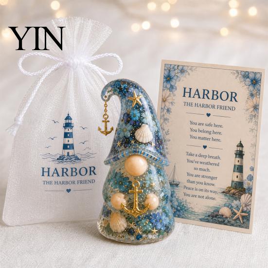Meaningful Desk Accessory Emotional Support Gnome Pocket Gift, Encouragement Figurine for Decor, Keepsake Gift Motivational Friends, Positive