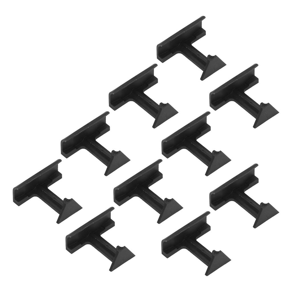 10KS PV Panel Vodicí svorka na vodu Pa66 Tepelně odolná Proti stárnutí Solární panel Odvodňovací klip pro venkovní 3,5 cm   1,4 palce