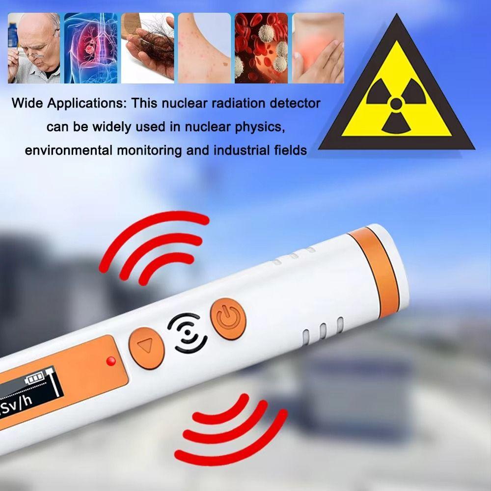 Portable Nuclear Radiation Detector Handheld Dosimeter Sound Portable Detector  Beta Ray Detection