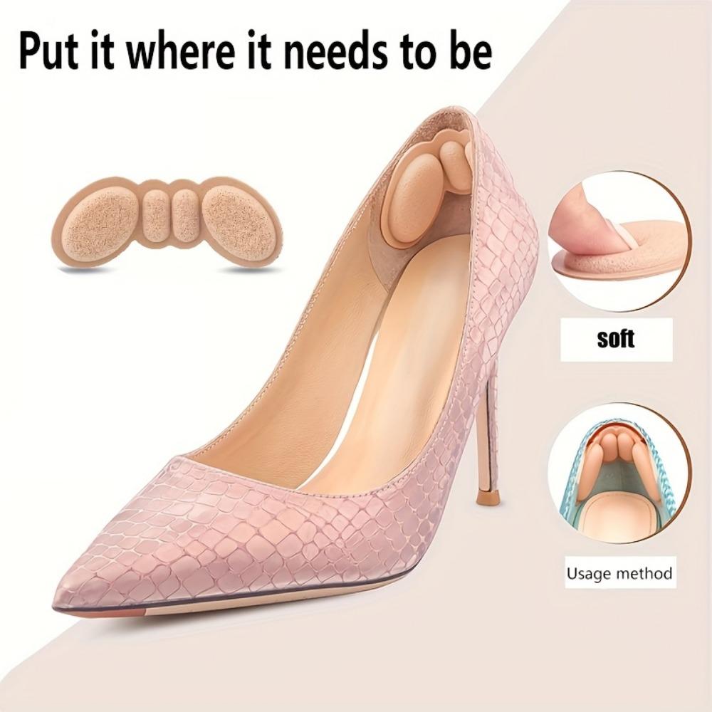 10 Pairs Heel Pads for Shoes Too Big, Shoe Inserts for Loose Shoes, Heel Grips Protectors for Blisters Pain, Filler Make Shoes Fit Tighter, Rubbing