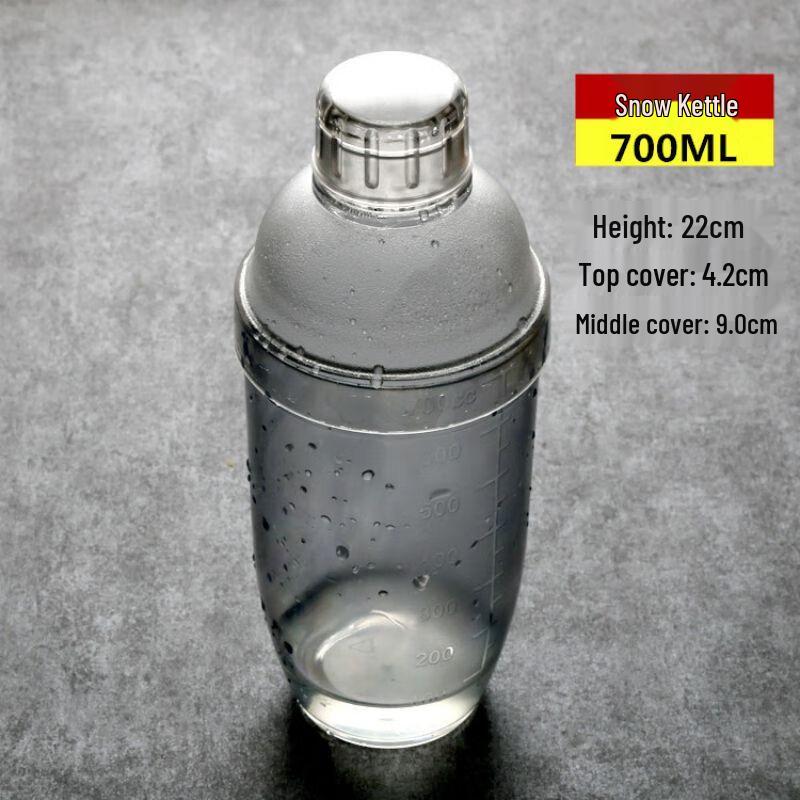 Qianxing PC Plastic Cocktail Shaker Cup