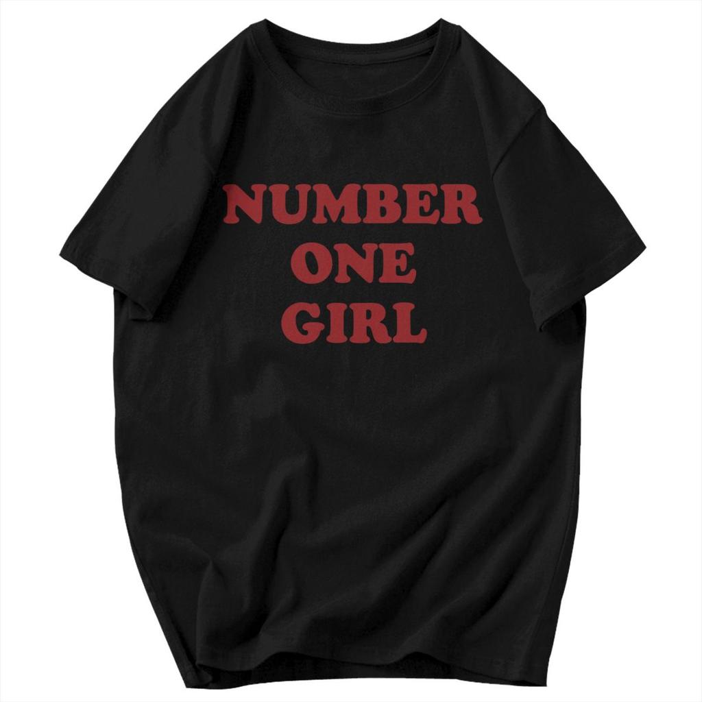 Men T Shirt ROSE Number One Girl 2025 Idea Y2K Graphic Short Sleeve Unisex Tops T Shirts