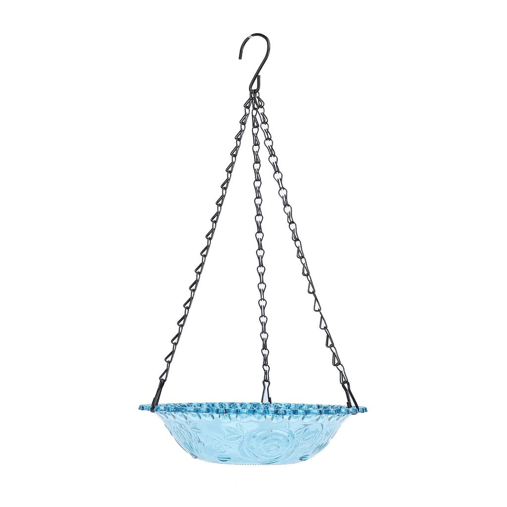 Solar Bird Bath Fountain for Outdoor Plastic Hanging Solar Powered Hummingbird Water Fountain for